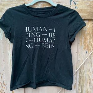 Everlane 100% Human Cropped Tee